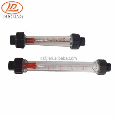 China AS LZB-15S plastic tube flow meter / water rotameter for sale