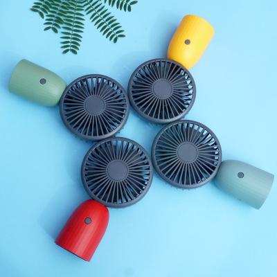 China 2020 New Design Mini USB Fan Hand Held Fan High Quality Rechargeable Portable Band Shaped Hand Held Fan Electric Hand Held Band Shaped Fan for sale