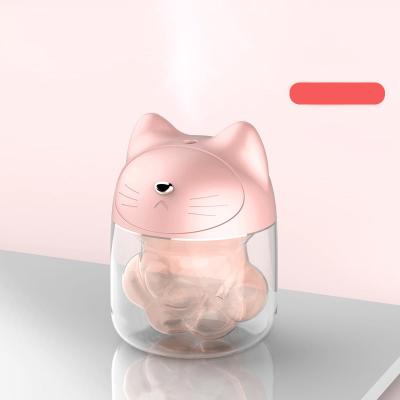 China Amazon Car 2020 Hot Cat Claws 7 Colors Large Volume Desktop Wireless Portable Skin Air Humidifier USB Wet Humidifier for sale