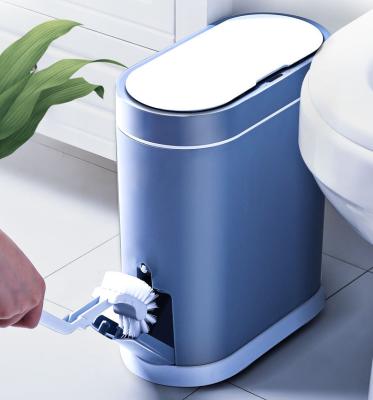 China 2020 New Sale Household 8L Kitchen Bathroom Open Smart Trash Bin Hot Viable Waterproof Electric Automatic Sensor Bin for sale