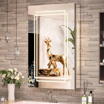 China Modern Design Modern Style For Hospitality Mirror Switch Top Living Bath Smart Defog Mirror for sale