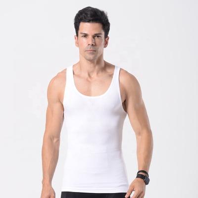 China Men's Breathable Body Shaper Slimming Shirt Elastic Sculpting Vest Slimming Body Shapewear Slim Corset Vest for sale