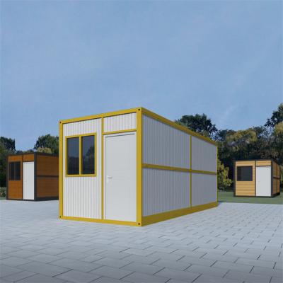 China Cheap Traditional Complete Modern PVC Bedsitter Prefabricada Home Modular Homes Single Folding Container House for sale