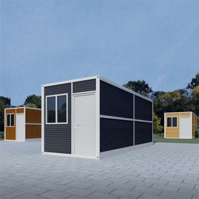 China Contenedor Traditional Bedsitter House Cladding Wooden Steel Frame Flat Pack Container Full Security House for sale