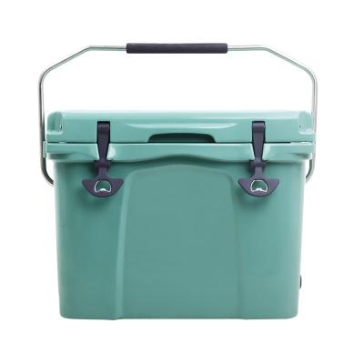 China YETl Cooler Chest Box Support OEM Waterproof Hot Selling LLDPE+PU 20L Insulation Cooler Hard Box For Outdoor Activity And Indoor Storage for sale