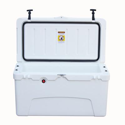 China TETl Large Capacity 75QT Cooler Food Grade Waterproof LLDPE Box Rotomolded Ice Chest Coolers For Camping Traveling for sale