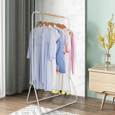 China Country CLOTHES RACK bedroom MODERN household SPIRIT indoor simple clothes-folding hangers storage balcony drying clothes racks for sale