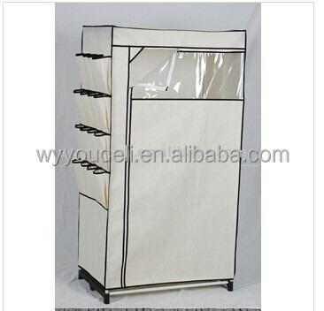 China Hot Sale Foldable Fashionable Cloth Wardrobe , 600D Camping Folding Wardrobe for sale