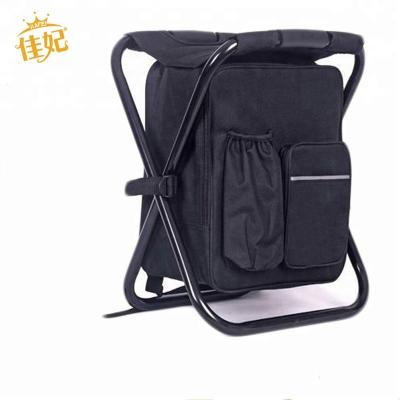 China Multifunctional Collapsible Foldable Camping Backpack Cooler Bag Fishing Portable Stool for sale