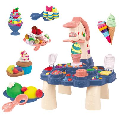 China Educational Toys Air Clay Kids Play Dough Clay Dry Table DIY Modeling Clay Set 48x10x36cm for sale