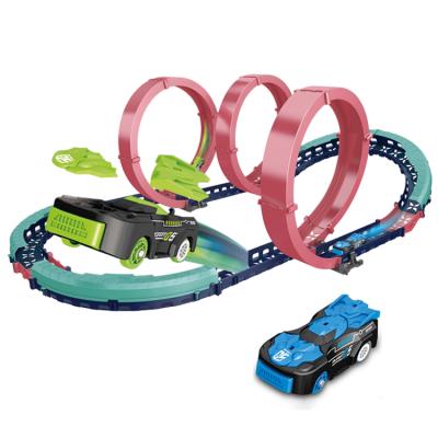 China 2021 Newest Slot Toy S3 Racing Track Car Kids Car Toys Racing Car Set For With Playmat for sale