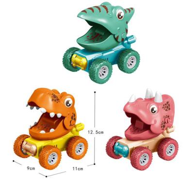 China Friction Toy Dinosaurs Toys Dinosaur Cars Press And Go Press Dinosaur Kids Car Toys for sale