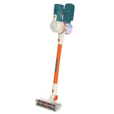 China Wholesale Plastic Cleaning Toys Kids Pretend Play Vacuum Cleaner with Light and Music 23.5x9.2x43cm for sale