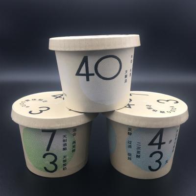 China 4/6/8/12oz Disposable Ice Cream Pint Containers Papercup Printing for sale