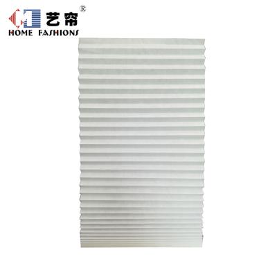 China Guangzhou Traditional Factory Single Design Paper Blind Snap Security Pleated Blind for sale