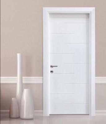 China Bomei Modern White Paint Color Compound Wooden Doors For Interior for sale