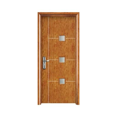 China Eco-friendly Customized Size Modern Material Wood Skin Luxury Interior Doors wpc for sale