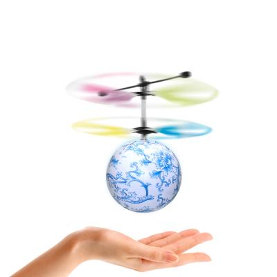 China Follow Me Cheap Flying Toy Flashing Lighting Induction Helicopter Flying Ball Toys For Kids Boys Girls Gifts for sale