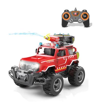 China New Arrival Remote Control Truck Spray Water Rescue Fire Pump Rc Sprinkler Car for sale