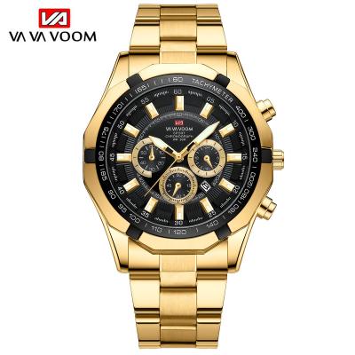 China Luxury Automatic Quartz Wristwatches Stainless Steel Male Business Date Wristwatches Male Clock With Luminous Hands for sale