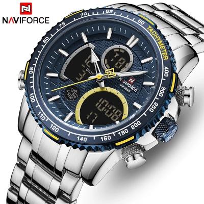 China Auto Date Top Luxury Brand NAVIFORCE 9182 Men Watch Big Dial Sport Watches Quartz Wrist Watch for sale