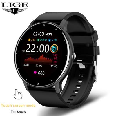 China Auto Heart Rate Monitor Strap Sleep Tracker Logo Custom Date Message Reminder Smart Digital Watch Step Bracelet Lige BW0223 for sale