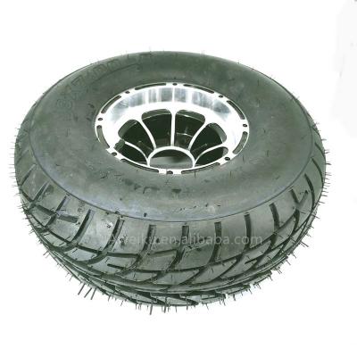 China Rubber+Aluminum combine high quality 19x7-8 tires with aluminum alloy wheels for ATV for sale