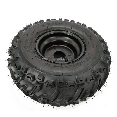 China Rubber+Steel ATV Tire 16x7-8 Tubeless Tire 7 Inch With Aluminum Alloy Wheels for sale