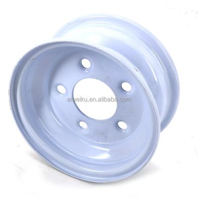 China 8 Inch Steel Trailer Wheel Rim 5 Holes For 4.80/4.00-8 Tubeless Tire Accessories for sale