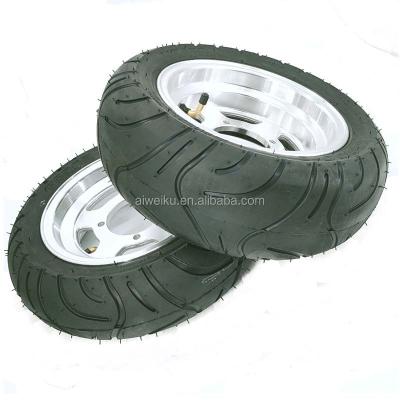 China Rubber+ Alloy 90/65-8 Front 130/50-8 Rear Wheel Tubeless Tires For Honda Monkey Bike Z50 Z50J Electric Scooter Pocket Bike for sale