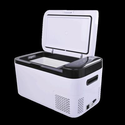 China PP DC 12/24v Best Selling Food Truck Mini Car Portable Fridge Freezer Beverage Cold Fridge Freezer for sale