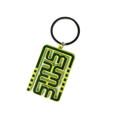 China Souvenir Gifts Promotion OEM Design Shape Rings Custom Metal Stainless Steel Key Chain Ring for sale