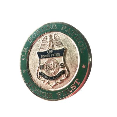 China Free Logo Enamel Challenge Coin China Custom Design Metal Challenge Coin for sale