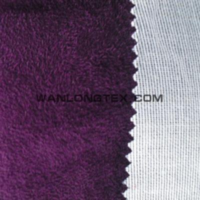 China Elastic Wholesale Faux Suede Synthetic Leather Fabric For Sofa And Seat for sale