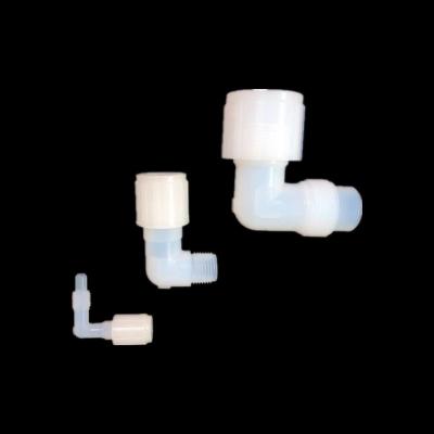 China Plastic Selling As OEM PVDF Good Quality Hot Cakes 90 Degree Male Elbow for sale