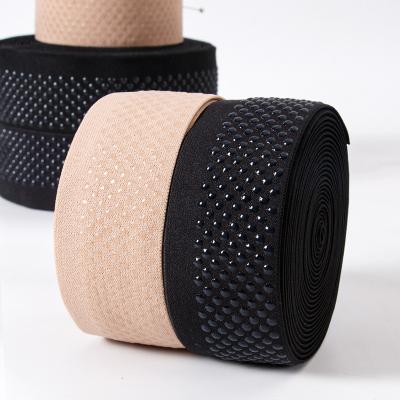 China Factory Elastic Custom a Large Selection of Styles Elastic Band Like Silicone Dots Screen Printed Elastic Band for sale