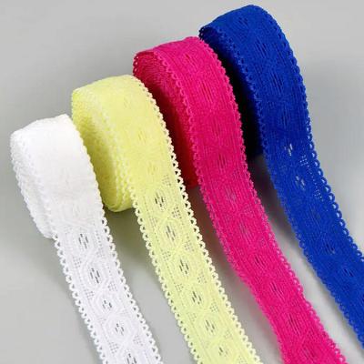 China Elastic Mesh Lingerie Stretch Webbing Belt Bra Spandex Picot Edge Bud Edge Decorative Elastic Webbing Bra Underwear for sale