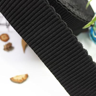 China Elastic Customized Elastic Bra Ties Underwear Strap Polyester Crescent Elastic Band for sale