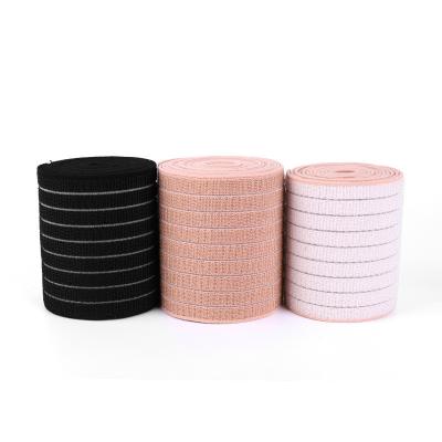 China Elastic Custom Woven Band Nylon Elastic Band Custom Web Bandage For Mesh Abdominal Binder for sale