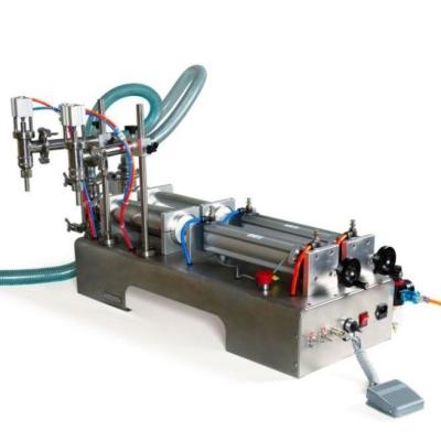 China Double Nozzles Pneumatic Liquid Filler Filling Machine for Filling Shampoo, Oil, Chemical G1WY-2Y-500 Te koop