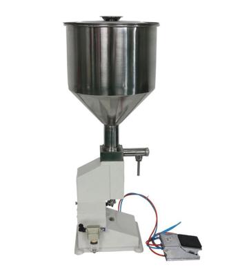 China Manual liquid filling machine for filling thick sauce,fruit jam,tomato paste for sale