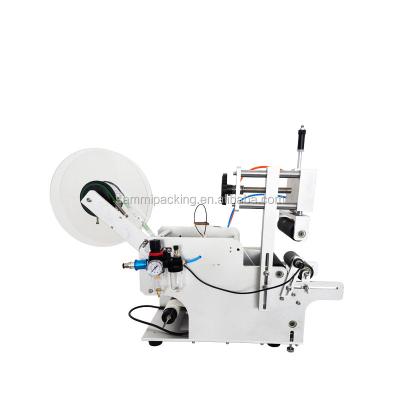 China Easy Operate High Efficiency Semi-automatic pneumatic Labeler Machine for bottles for sale