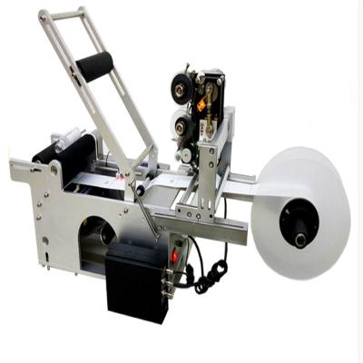 Κίνα Tabletop manual sticker labeling machine , adhesive labeling machine for round bottle προς πώληση