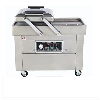 Cina Multifunction double chamber vacuum packing machine for beef bacon chicken tofu peanut sea food in vendita