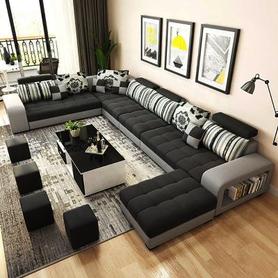 China Latest Product Foldable Hot Selling Modern Product U Shape Couch Furniture Living Room Sofa Set For Wholesale for sale