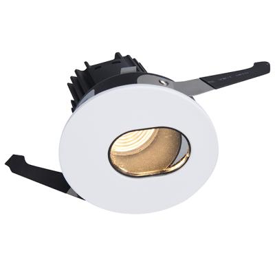 China New modern high quality led light hotel cob cut 82mm LED recessed downlight IP54 10W deep recessed fix downlight low for sale