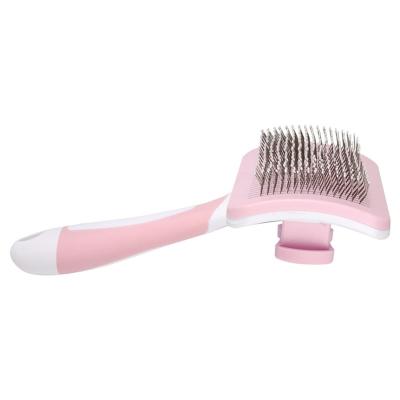 China Stocked Wholesale Plastic Fluffing Comb Fluffing Stabilized Dog Brushes Comb De Feeds for sale