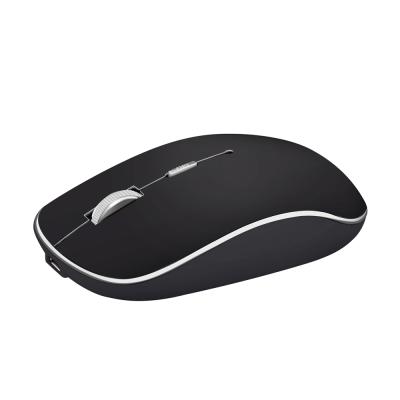 China Matte Optical Rechargeable Mute 3-Gear DPI Dual Mode Wireless Gaming Mouse for sale