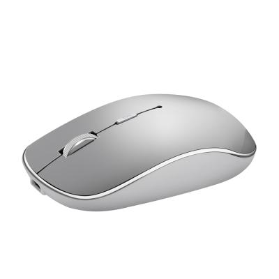 China Mini Personalized Customizable Mute Matte Optical Ergonomic Rechargeable Dual Mode Wireless Mouse for sale