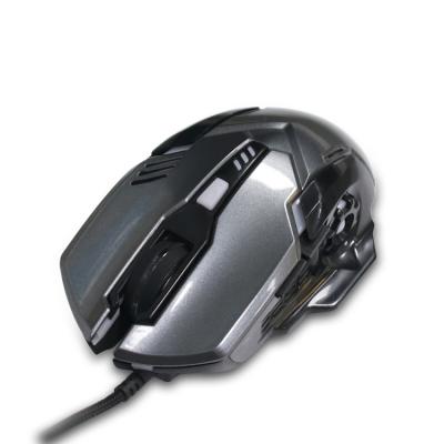 China Game Factory Outlet Gaming Mouse RGB LED Light Effect Wired 2400DPI 6D Ergonomic Wired Gaming Mouse for sale